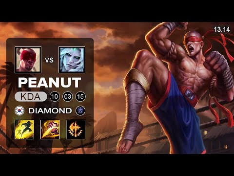 Peanut Lee Sin vs Viego Jungle - KR Dianmond - Patch 13.14 Season 13