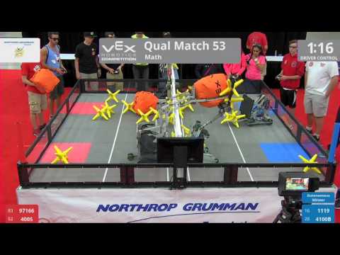 2017 VRC Math Q53 - 97166 400S vs 1119 4100B - 33 to 14