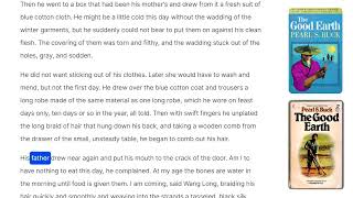 The Good Earth (Chapter  1)
