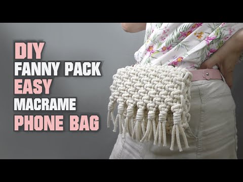 Macrame Designed Basket DIY