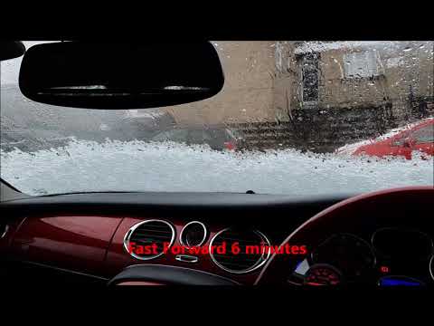 MG ZT Rover 75 Heated Windscreen test in Snow (MG Rover Custom Car Parts)
