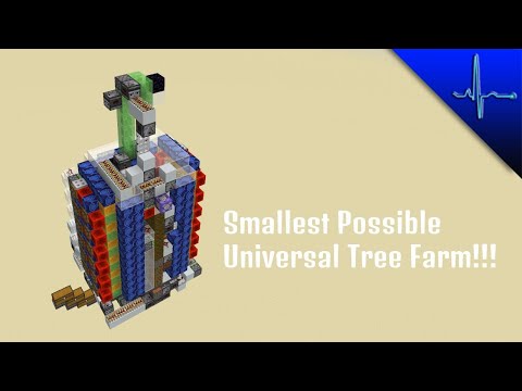 Smallest Universal Tree Farm | Redstone Creations #6