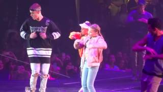Justin Bieber with dancers Kiliane &amp; Mae-Lee - Children Live Ottawa,ON