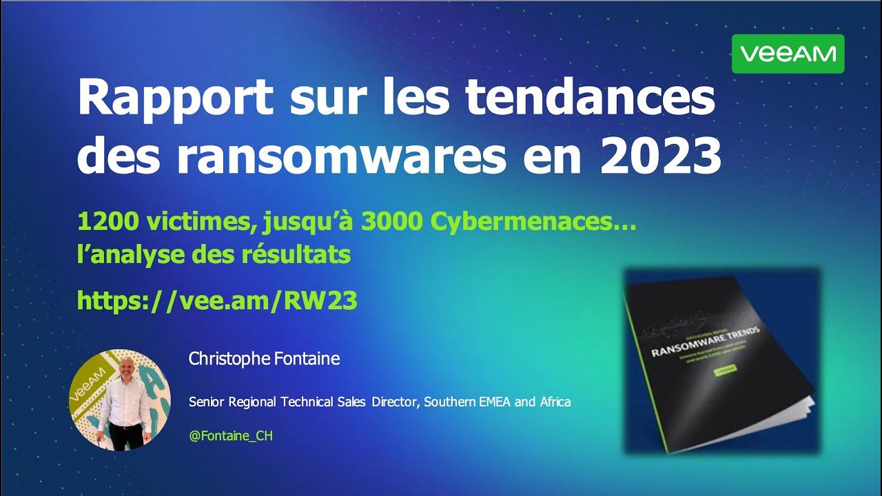 2023 Ransomware Trends Report: Lessons learned from 1,200 victims of cyberattacks video