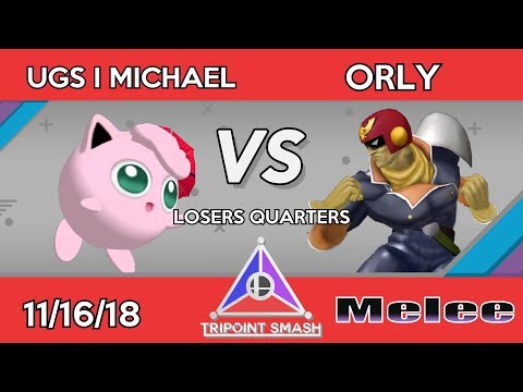 Tripoint Smash 36 - Losers Quarters - UGS I Michael (Jigglypuff) Vs. ORLY (Captain Falcon)