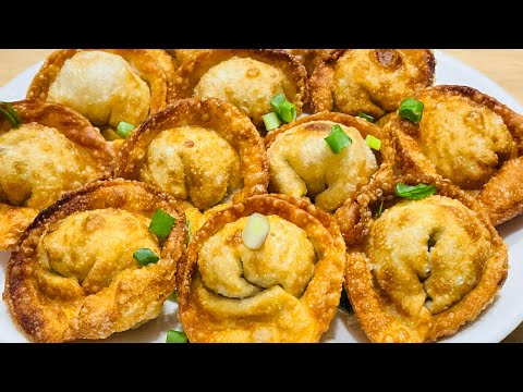 Best dumplings 2 ways - Crispy fried dumplings & soup dumplings with chicken broth