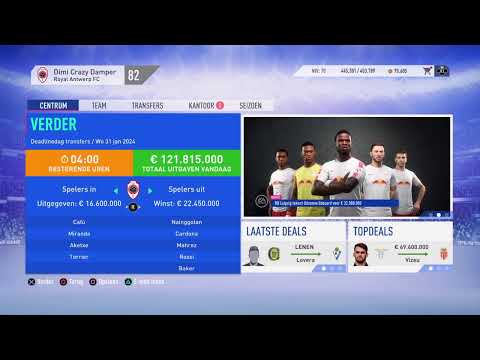 Live Fifa19 Standard Liège - Royal Antwerp Fc  @Crocky Cup halve finale heen match