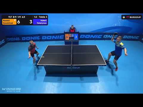 16:20 Nazarii Kovalchuk - Valerii Tatarynov 03.10.2023 TT Euro.Cup Ukraine Star. TABLE 3