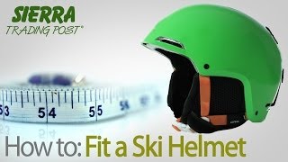 How to Fit A Ski Helmet