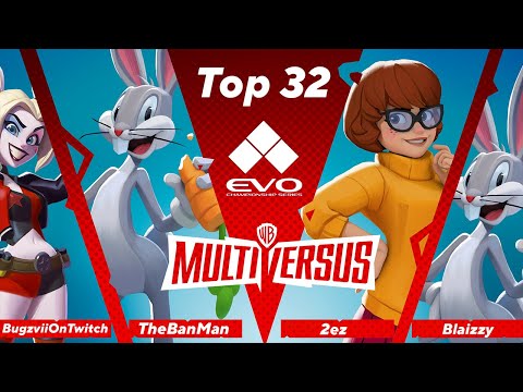 BugzviiOnTwitch & TheBanMan Vs. 2ez & Blaizzy | Top 32 | MultiVersus EVO 2022