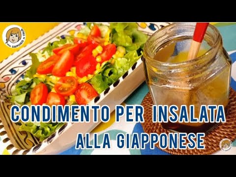 CONDIMENTO per INSALATA alla GIAPPONESE - Wafu Dressing