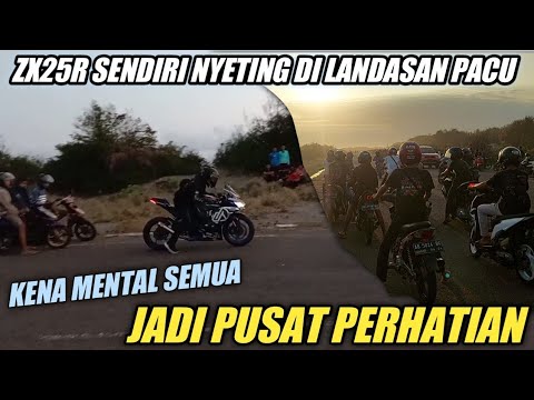 NYETING ZX25R DI LANDASAN PACU JOGJA