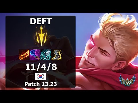 Deft Varus vs Jhin| Patch 13.23 KR Challenger
