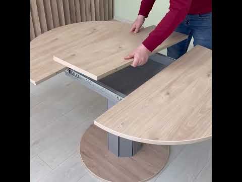 Миниатюра изображения товара Обеденный стол Eligard Ontario (гикори/дымчатый алмаз)