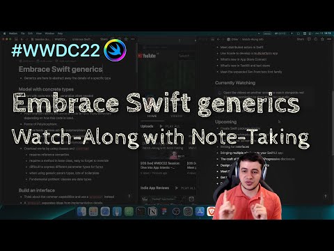 [iOS Dev] WWDC22 Session: Embrace Swift generics – Watch-Along with Note-Taking thumbnail