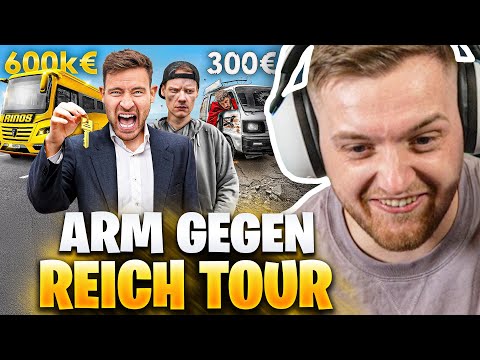 💸😂600.000 € vs. 300 € ROADTRIP - ARM vs. REICH so LEGENDÄR!! | Trymacs Stream Highlights