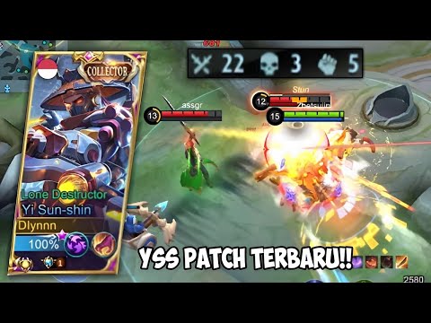 GILAAA!! SEKUAT INI KAH YSS DI PATCH SEKARANG? 12 MENIT 22 KILL LEGENDARY | TOP GLOBAL YSS - MLBB