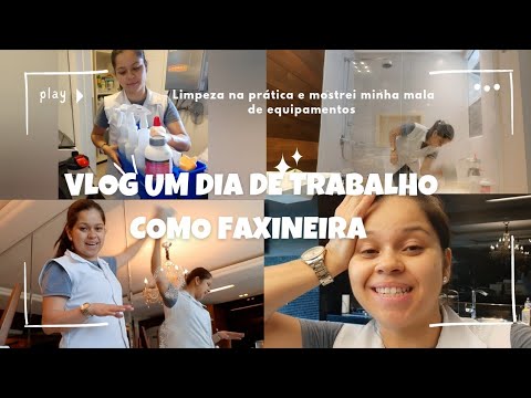 vlog, um dia comigo no meu trabalho como faxineira