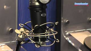 Video thumbnail for Samson MTR201 Condenser Microphone Overview - Sweetwater at Winter NAMM 2014 by Sweetwater