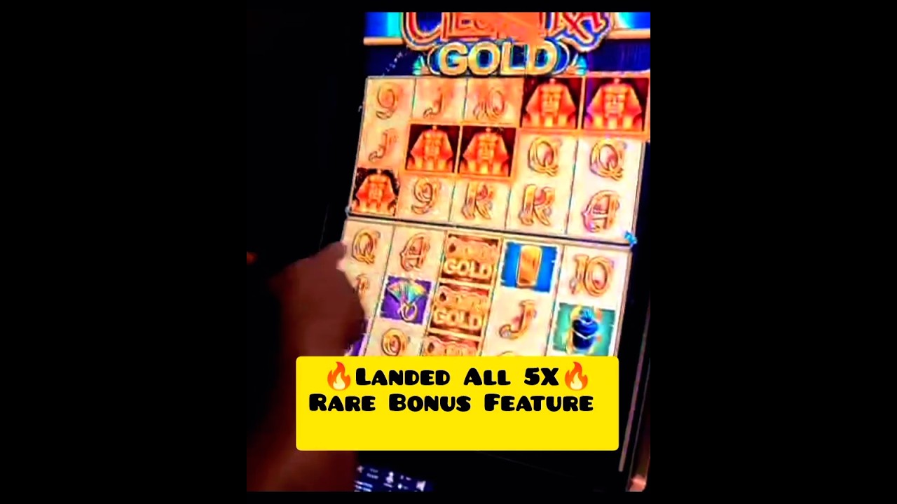 🔥 Landed All 5X Rare Bonus Feature for 1st Time On Cleopatra Gold 🔥#casino#jackpot#slot#fun