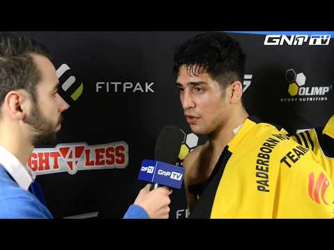 Ozan Aslaner im Interview nach Sieg über Rafal Lewon - GMC 13