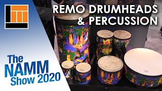 Long & McQuade at NAMM 2020: Remo Drumheads & Percussion