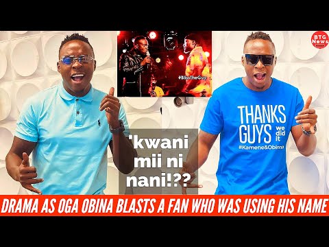 DRAMA AS KISS 100 RADIO PRESENTER OBINNA BLASTS A FAN WHO WAS USING HIS NAME LIVE!!|BTG News