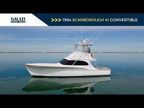 Scarborough 41 Convertible video
