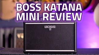 Video thumbnail for BOSS Katana Mini Amplifier Review & Demo by PMTVUK