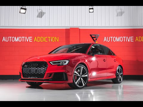 2018 Audi RS3 8V Saloon 2.5 T Quattro S-Tronic 400PS in Misano Red For Sale at Automotive Addiction
