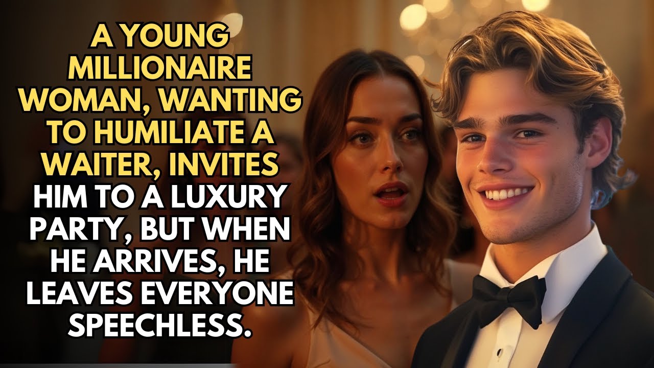A Young Millionaire, Wanting To Humiliate A Waiter, Invites Him To A Luxury Party, But When He...
