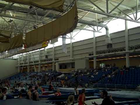 Karen Cockburn - Trampoline Training-2010 Canadian Championships