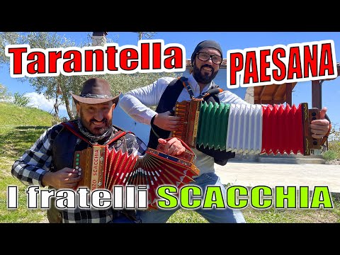 TARANTELLA PAESANA: i fratelli SCACCHIA campioni del mondo di organetto