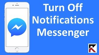 How To Turn Off Facebook Messenger Notifications iPhone