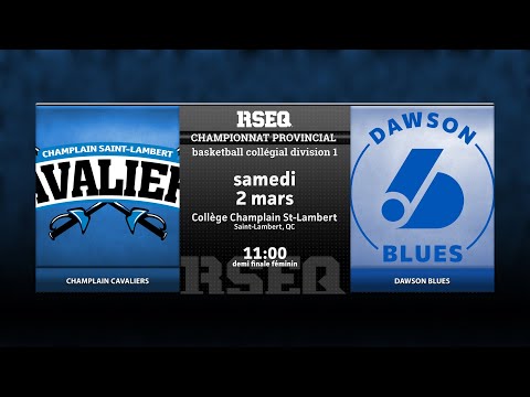 RSEQ D1 Basketball Féminin 🏀 SF: Ch.-St-Lambert v Dawson [2024-03-02]