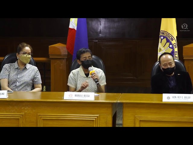 LIVESTREAM: Comelec, Rappler ink agreement for 2022 polls