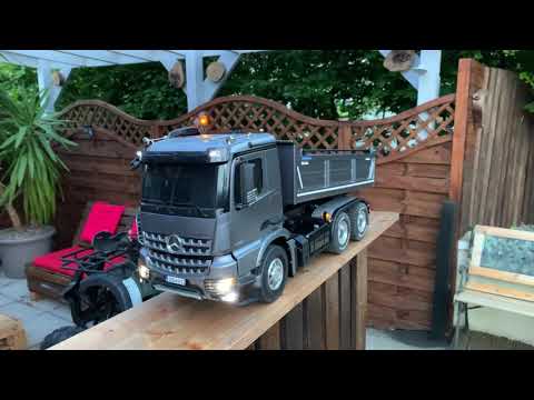 Thumbnail for Tamiya Mercedes-Benz Arocs 3348 with MFC-03 and ACU-01 Actuator Set walkaround. by Mercedes-Benz Arocs, Mercedes-Benz
