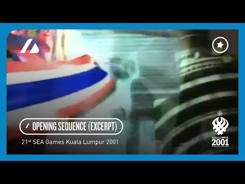 Kuala Lumpur 2001 SEA Games - RTM Broadcast Opening Sequence (Excerpt)