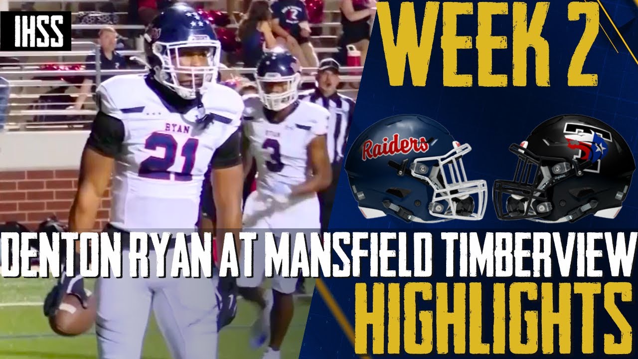 Denton Ryan Stages Thrilling Comeback to Beat Timberview 20-12