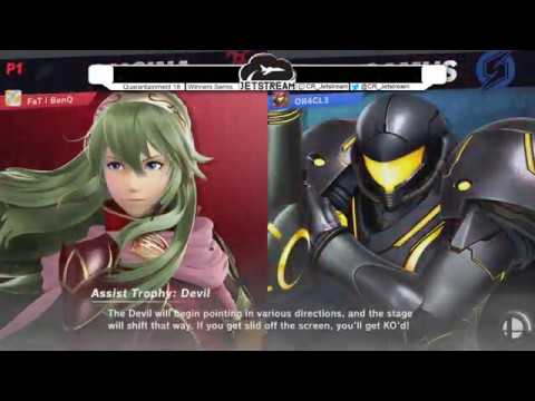 Quarantainment 18 Winners Semis - OR4CL3 (Samus) Vs. MonkeyBenQ (Lucina, Palutena) - SSBU