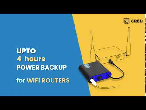 Wifi router mini ups