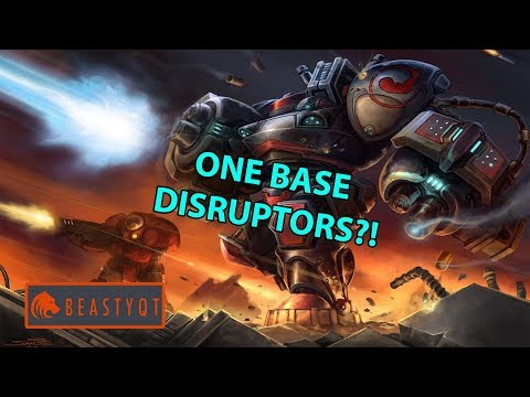 StarCraft 2: ONE BASE DISRUPTORS ALL-IN?! (EMOTIONAL, INSANE MICRO)