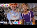 Blippi X Meekah S Merry Holiday Treasure Hunt Educational Videos For Kids Celebrating Diversity