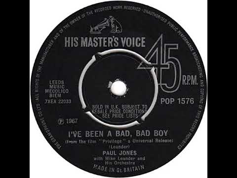 UK New Entry 1967 (13) Paul Jones - I've Been A Bad, Bad Boy