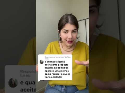 COMO RECUSAR UMA PROPOSTA DE EMPREGO?