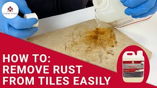 How To Remove Rust From Tiles Easily: Rust Free Paving In Minutes