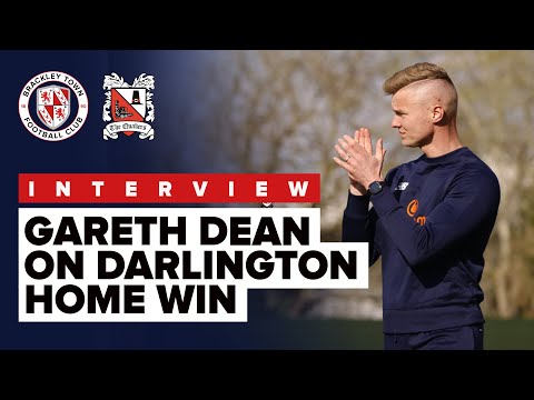 INTERVIEW: Gareth Dean on Darlington Home win