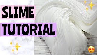 HOW TO MAKE SLIME! Simple & Easy Slime Recipe 