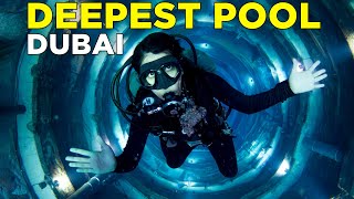 Diving in the DEEPEST Pool in the World | Deep Dive Dubai