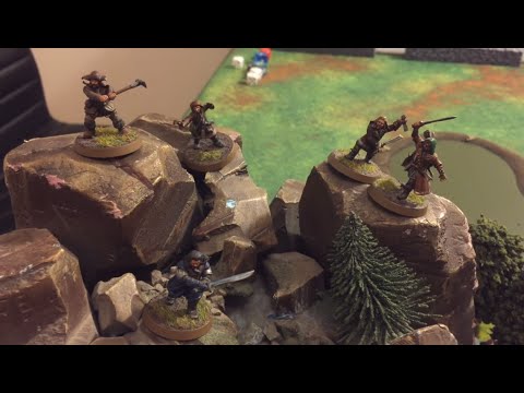 Hobbit SBG Battle Report 14 - 300 pts Thorin's Company vs Harad